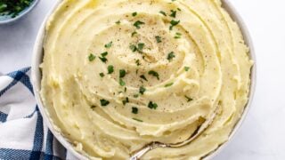 Roasted Garlic Mashed Potatoes with Coconut Milk