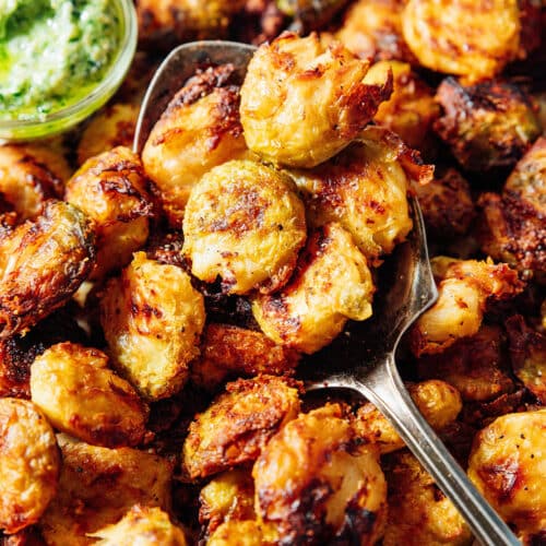 Extra Crispy Smashed Brussels Sprouts (Viral Recipe)