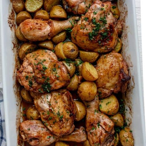One Pan Chicken and Potatoes Recipe