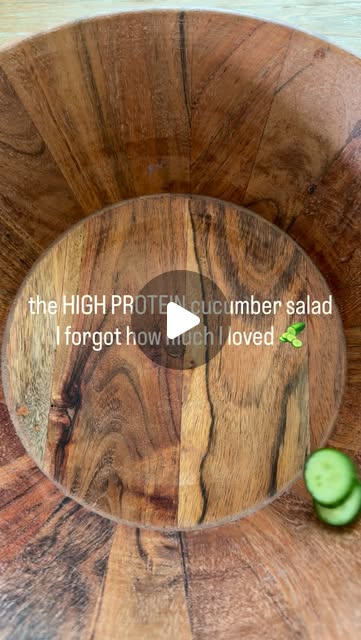 High Protein Cucumber Salad
