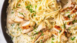 One Pot Chicken Alfredo Pasta Recipe