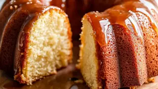 Decadent Rum Cake with Rich Brown Sugar Glaze Recipe