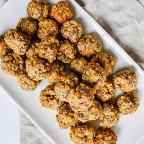 Healthy Sausage Balls (3 Ingredients)