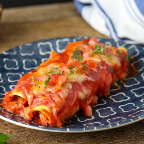 Easy Cheesy Chicken Enchiladas