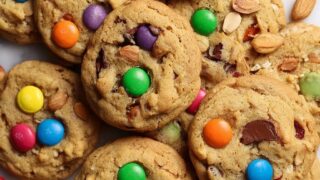 Trail Mix Peanut Butter Cookies Recipe
