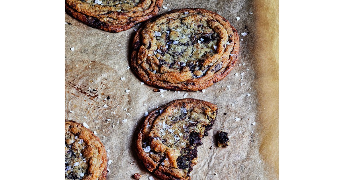 Giant Crinkled Chocolate Chip Cookies | Recipes