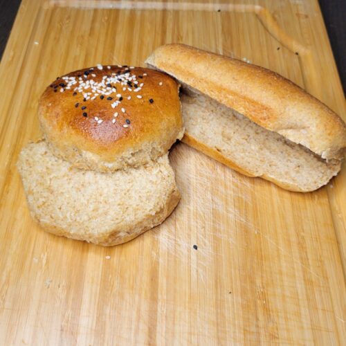 Hamburger or Hot Dog Buns - Fresh Milled Flour