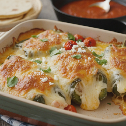 Cheesy Baked Rellenos