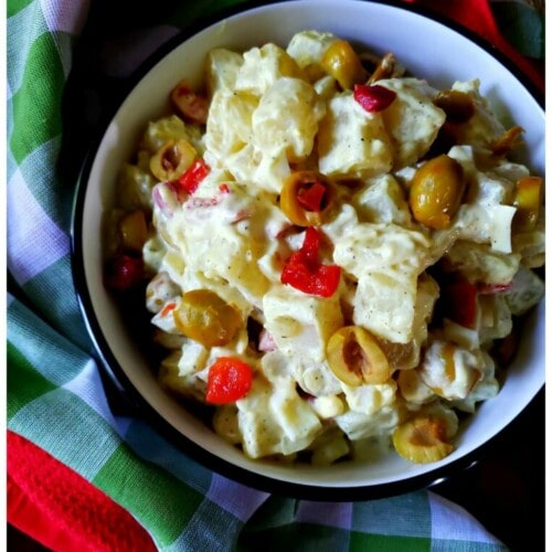 Green Olive Potato Salad Recipe