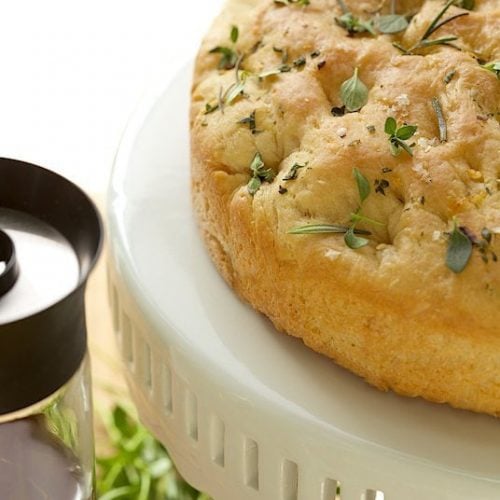 Lemon, Rosemary, Thyme Focaccia