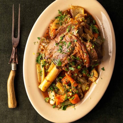 Greek Lamb or Venison Shank