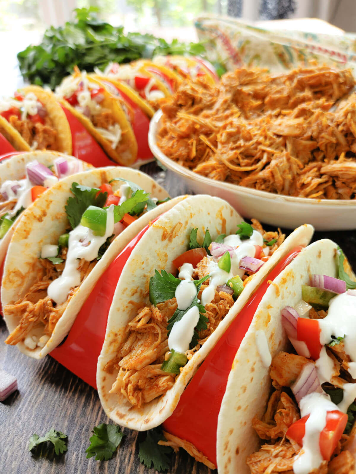 3-Ingredient Crock Pot Chicken Taco Meat