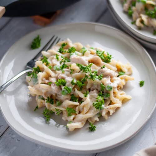 Tuna Noodle Casserole (From Scratch)