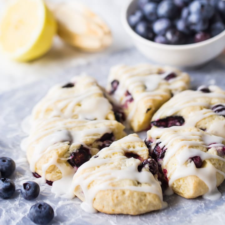 Lemon Blueberry Scones