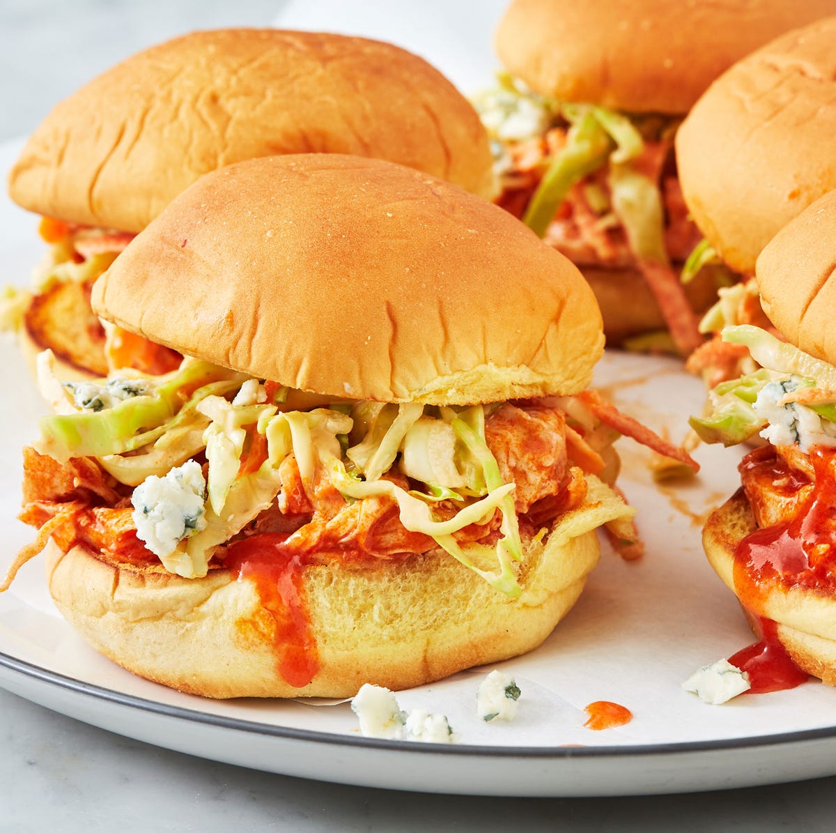 Instant Pot Buffalo Chicken Sliders