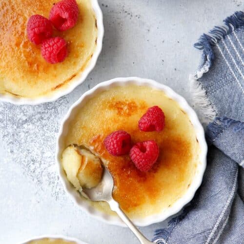 Easy No-Bake Crème Brûlée