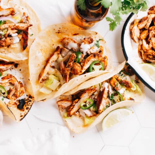 The Best Chicken Street Tacos