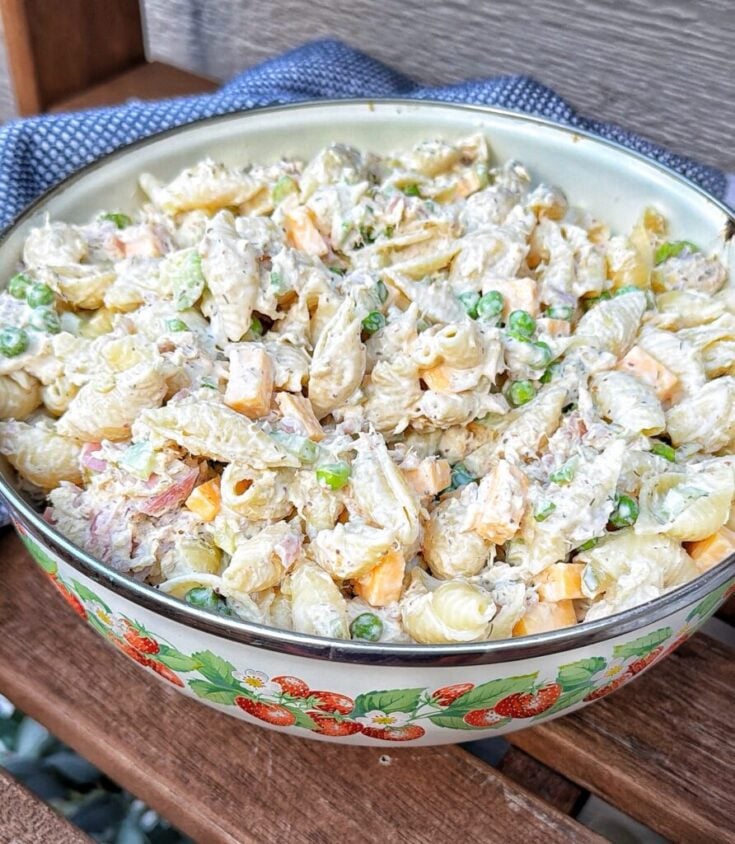 Creamy Tuna Noodle Pasta Salad Recipe