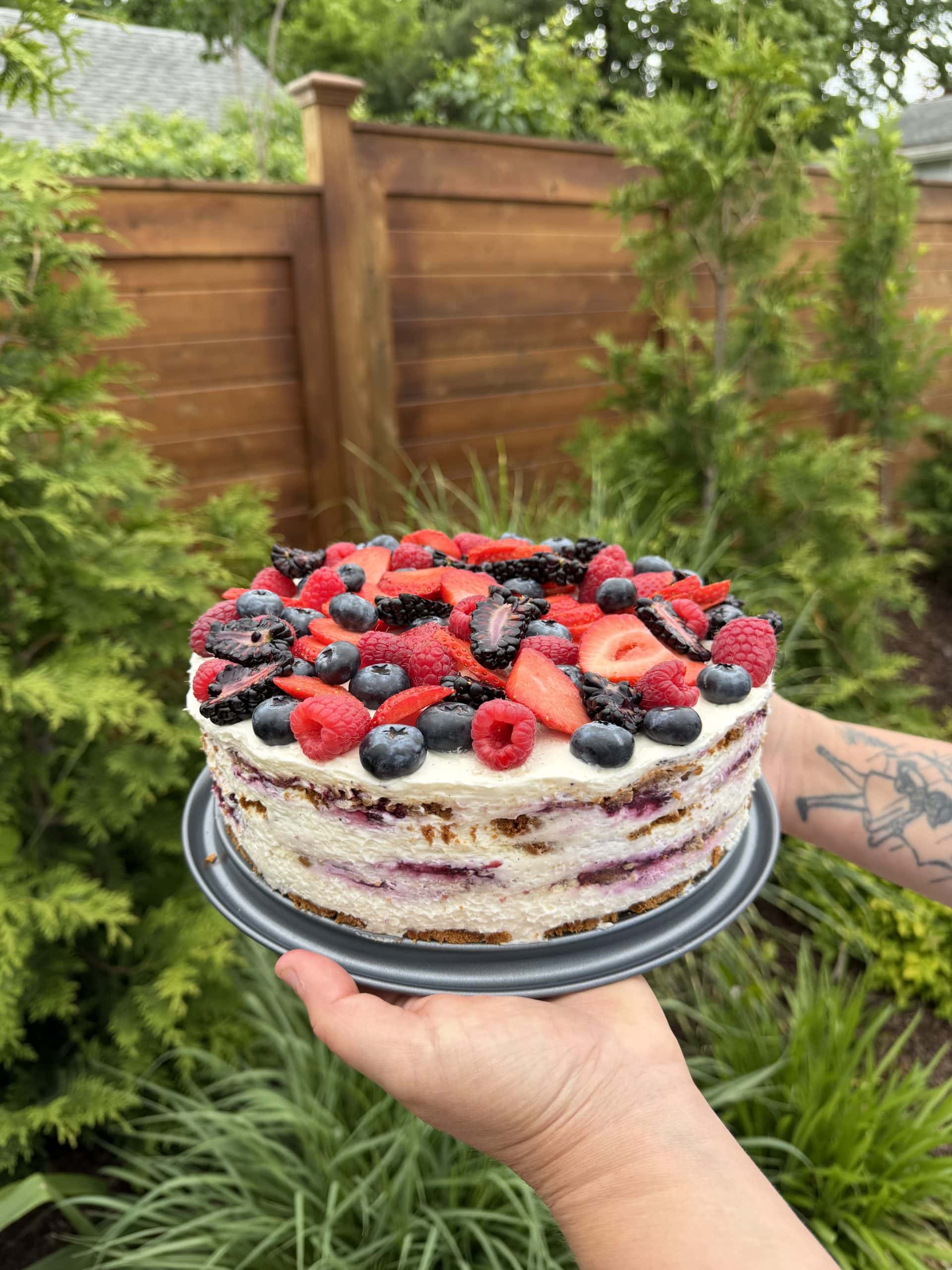 Berry Chantilly Icebox Cake