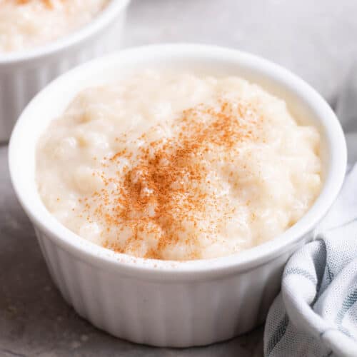 Almond Milk Rice Pudding