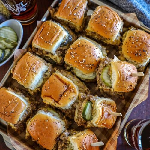 Cheeseburger Pull Apart Sliders Recipe