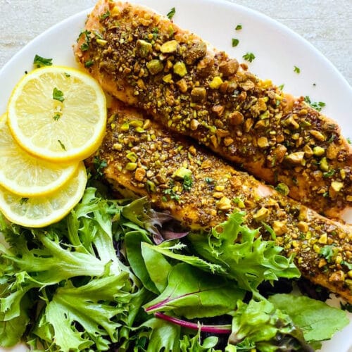 Pistachio Crusted Salmon